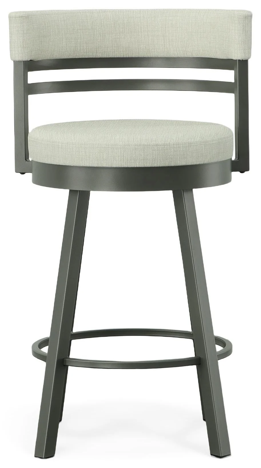 Amisco Urban 4144226/57/DX Customizable 26" Counter Height Ronny Swivel Stool Esprit Decor